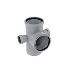 Крестовина двухплоскостная Rozma 110х110х50х50/90° для канализации, фото  | SNABZHENIE.com.ua