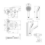 Смеситель для ванны Kroner KRP Harz C060, фото , изображение 2 | SNABZHENIE.com.ua