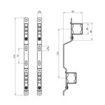 Крепление для коллектора Karro 1, нержавеющая сталь, KR-28809, фото , изображение 2 | SNABZHENIE.com.ua