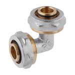 Коліно металопластикове STA (DN) 20x20 нікельоване, фото  | SNABZHENIE.com.ua