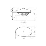 Грибок для внутрішньої каналізації Rozma 50 мм, фото , зображення 2 | SNABZHENIE.com.ua