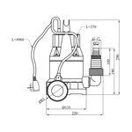 Дренажный насос Forwater QDP 7-6, 0,5 кВт, фото , изображение 2 | SNABZHENIE.com.ua