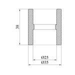 Муфта PPR GrandiTherm 25 мм, фото , изображение 2 | SNABZHENIE.com.ua