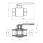 Шаровой кран PPR GrandiTherm 50 мм, фото , изображение 2 | SNABZHENIE.com.ua