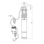 Глубинный насос Forwater 4SKM 200, фото , изображение 2 | SNABZHENIE.com.ua