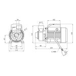 Насос Forwater QB 60, 0,37 кВт, поверхностный, фото , изображение 2 | SNABZHENIE.com.ua