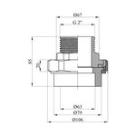Американка PPR Rozma 63х2 РН, фото , зображення 2 | SNABZHENIE.com.ua