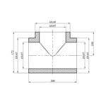 Тройник PPR Rozma 110 мм, фото , изображение 2 | SNABZHENIE.com.ua