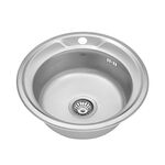 Кухонна мийка Kroner KRP Satin - 490 (0,6 мм), фото , зображення 3 | SNABZHENIE.com.ua