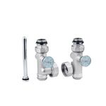 Коннектор для підключення циркуляційного насоса Karro 1 ВН нікельований KR-88148, фото  | SNABZHENIE.com.ua