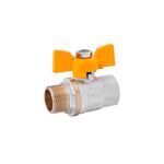 Кран шаровой газовый Karro 3/4 ВН PN30 с никелированным покрытием, фото  | SNABZHENIE.com.ua