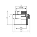 Американка PPR GrandiTherm 50х1 1/2 РВ, фото , зображення 2 | SNABZHENIE.com.ua