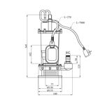 Дренажный насос Forwater QDX 1,5-15-0,75 кВт, фото , изображение 2 | SNABZHENIE.com.ua