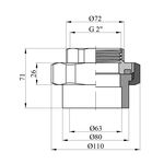 Американка PPR GrandiTherm 63х2 РВ, фото , изображение 2 | SNABZHENIE.com.ua