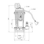 Дренажный насос Forwater SP-120-25, фото , изображение 2 | SNABZHENIE.com.ua