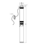 Глубинный насос Forwater 100QJD214, 1,1 кВт, фото , изображение 2 | SNABZHENIE.com.ua