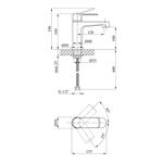 Смеситель для раковины Kroner KRP Armada C010, фото , изображение 2 | SNABZHENIE.com.ua