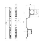 Крепление коллектора Karro Super 1, нержавеющая сталь, KR-1040, фото , изображение 2 | SNABZHENIE.com.ua