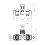 Тройник редукционный ПЭ SantehPlast 25х20х25 мм, фото , изображение 2 | SNABZHENIE.com.ua