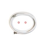 Шланг газовый Nikiforov 1/2" ВВ 500 см с гайками ПВХ белый, фото  | SNABZHENIE.com.ua