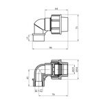 Колено ПЭ SantehPlast 25х1/2" РВ, фото , изображение 2 | SNABZHENIE.com.ua