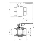 Шаровой кран PPR GrandiTherm 63 мм, фото , изображение 2 | SNABZHENIE.com.ua