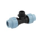 Тройник ПЭ SantehPlast 25х1"х25 РН, фото  | SNABZHENIE.com.ua