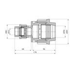 Муфта редукционная ПЭ SantehPlast 32х50 мм, фото , изображение 2 | SNABZHENIE.com.ua