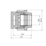 Заглушка ПЭ SantehPlast 63 мм, фото , изображение 2 | SNABZHENIE.com.ua