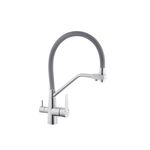 Змішувач для кухні з підключенням до фільтра Kroner KRP Edelstahl Klassisch - ESG03817GRA, фото  | SNABZHENIE.com.ua