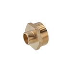 Переходной ниппель LexLine 2х3/4 НН латунный УК0511-В, фото , изображение 3 | SNABZHENIE.com.ua