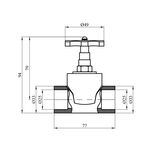 Вентиль прямоточный PPR Rozma 25 мм, фото , зображення 2 | SNABZHENIE.com.ua