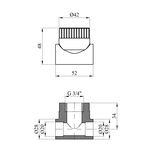 Тройник PPR Rozma 20x3/4 РВ, фото , зображення 2 | SNABZHENIE.com.ua