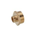 Ниппель переходной LexLine 1 1/2x3/4 НН латунный УК0521-В, фото , изображение 3 | SNABZHENIE.com.ua