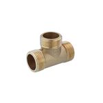 Тройник посилений LexLine 3/4ННН латунний УК0660-В, фото  | SNABZHENIE.com.ua