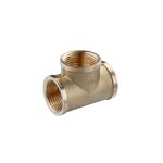 Тройник посилений LexLine 1 ВВВ латунний УК0218-В, фото  | SNABZHENIE.com.ua