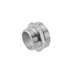 Переходной ниппель LexLine 2х1 1/2 НН никелированный НК0520-Вн, фото , изображение 3 | SNABZHENIE.com.ua