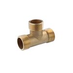 Тройник посилений LexLine 1 ННН латунний УК0217-В, фото  | SNABZHENIE.com.ua