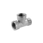 Тройник посилений LexLine 1 ВВН нікельований НК0230-Вн, фото , зображення 3 | SNABZHENIE.com.ua