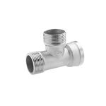 Тройник LexLine 1 ННВ никелированный НК0231-Вн усиленный, фото  | SNABZHENIE.com.ua