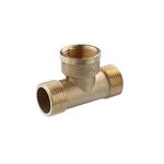 Тройник усиленный LexLine 1" НВН латунный УК0233-В, фото  | SNABZHENIE.com.ua