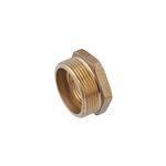 Футорка посилена LexLine 1 1/2х1 НВ латунна УК0722-В, фото , зображення 3 | SNABZHENIE.com.ua