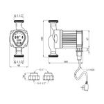 Циркуляционный насос Forwater WPB 25/4-180, фото , изображение 2 | SNABZHENIE.com.ua