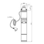 Насос глубинный Forwater 4S FWD-0,5 кВт, фото , изображение 2 | SNABZHENIE.com.ua