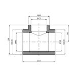 Переходной тройник PPR GrandiTherm 90х75х90 мм, фото , изображение 2 | SNABZHENIE.com.ua