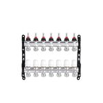 Коллектор STA Classic 7 выходов G1, евроконусы, нержавеющая сталь, фото , изображение 3 | SNABZHENIE.com.ua