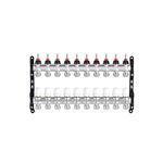 Колектор в зборі STA Classic на 10 виходів G1 з євроконусами, нержавіюча сталь, фото , зображення 3 | SNABZHENIE.com.ua