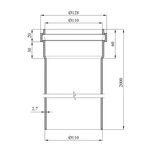 Труба для наружной канализации Rozma SN2 110 мм, 2000 мм, 2,7 мм, фото , изображение 2 | SNABZHENIE.com.ua