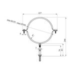 Хомут со шпилькой Karro 6 159-166 мм металлический, фото , изображение 2 | SNABZHENIE.com.ua