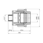 Муфта ПЕ STR 40х1 РН, фото , зображення 2 | SNABZHENIE.com.ua